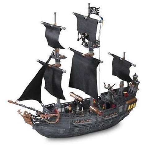 pirates of the caribbean black pearl toy ship|Mega Bloks Pirates of the Caribbean Black Pearl Ship .